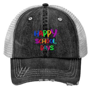 Discover Happy School Day Back To School Trucker Hats