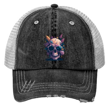 Discover Floral Skull | C11 Trucker Hats