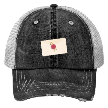 Discover closed envelope with seal Trucker Hats