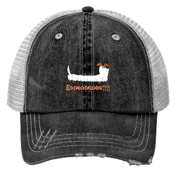Discover Halloween Dachshund Ghost Design Trucker Hats