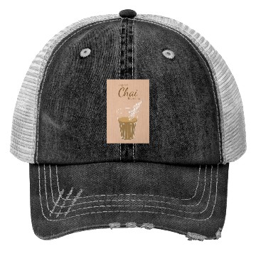 Discover Ek Garam Chai - Indian Typography Print Trucker Hats