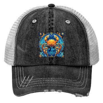 Discover Embrace Your Cancer Identity: Cancer Zodiac Trucker Hats