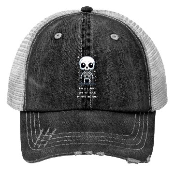 Discover Cute Little Halloween Skeleton Trucker Hats