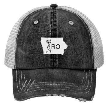 Discover IRO Logo Grayscale Trucker Hats