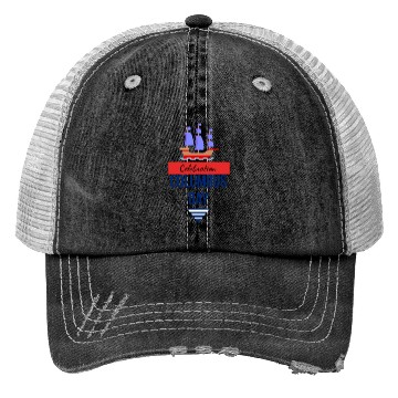 Discover Columbus Day Celebration: Explore, Discover, Remem Trucker Hats