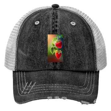 Discover This design is strawberry fruit Trucker Hats