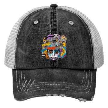 Discover Graffiti Vizualise Trucker Hats