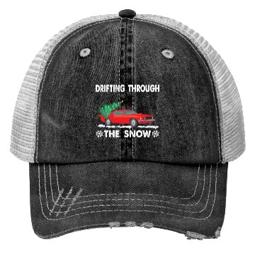 Discover Drifting Through The Snow Car Lover Trucker Hats