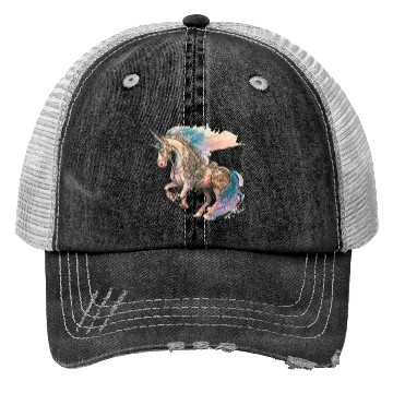 Discover Steampunk Vintage Unicorn Trucker Hats