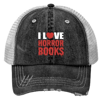 Discover Horror Book Lover Ghost Hunter Trucker Hats