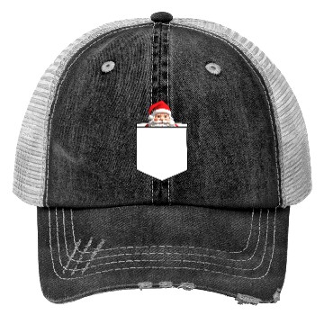 Discover Fake Pocket snata claus Trucker Hats