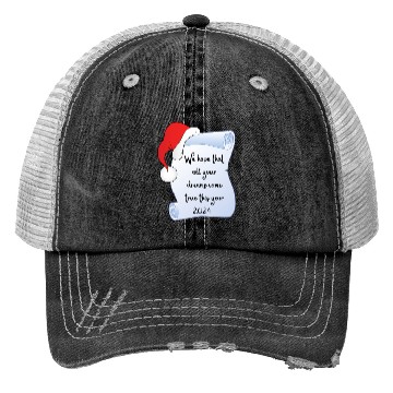 Discover Santa Claus wishes Trucker Hats