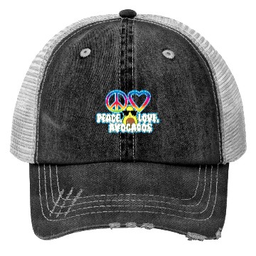 Discover PEACE LOVE AVOCADO Trucker Hats