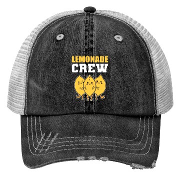 Discover Lemonade Crew Fruits Lover Gift Trucker Hats