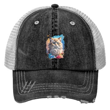 Discover Persian Cat Trucker Hats