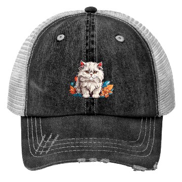 Discover Persian Cat Trucker Hats