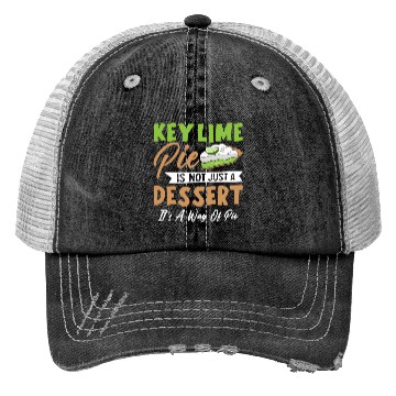 Discover Key Lime Pie Lover Dessert Trucker Hats