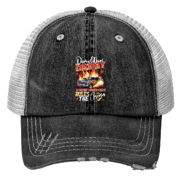 Discover Demo Derby Demolition Derby Demolition Derby Lover Trucker Hats