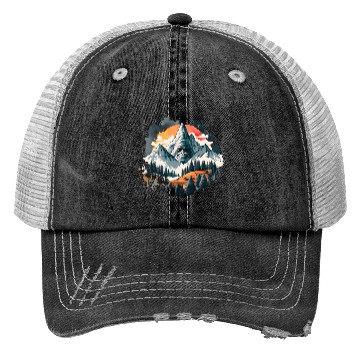 Discover Bigfoot Mountain Trucker Hats