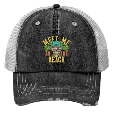 Discover Meet Be Beach Trucker Hats