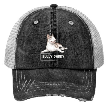 Discover Bull Terrier Dad Trucker Hats