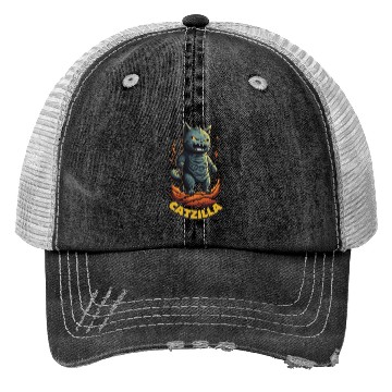 Discover Catzilla Trucker Hats