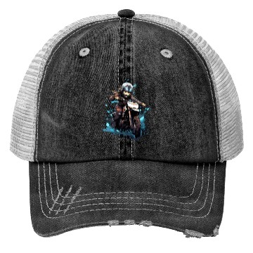 Discover Dirt Bike Anime Girl Ice Racing Motorcycle Ice Trucker Hats