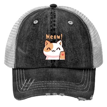 Discover Cat Meow! Trucker Hats