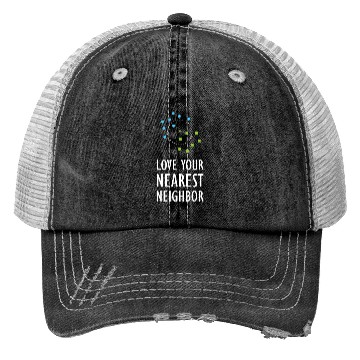 Discover Machine Learning Nearest Neighbor Algorithm AI Art Trucker Hats
