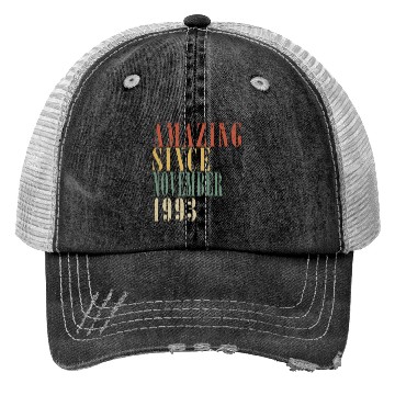 Discover november 1993 Anniversary november 1993 november Trucker Hats