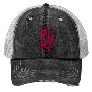 Discover Abstract Ink Pattern Trucker Hats
