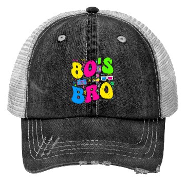 Discover This Is My 80s Bro, 80's 90's Party Trucker Hats