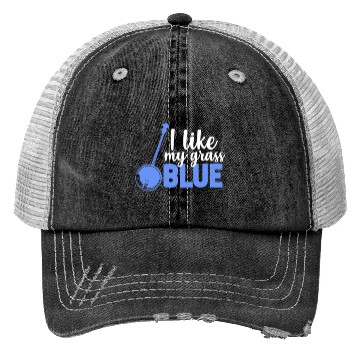 Discover I Like My Grass Blue, Banjo Trucker Hats