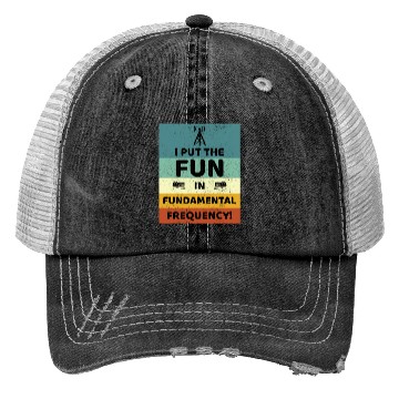 Discover Fun with the Fundamental Frequency Ham Radio Trucker Hats