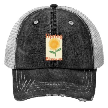 Discover Sunflower Spring Blossom Trucker Hats