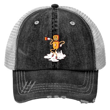 Discover Tea Robot On The Moon Trucker Hats