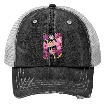 Discover Wildflowers Floral Nature Flower Trucker Hats