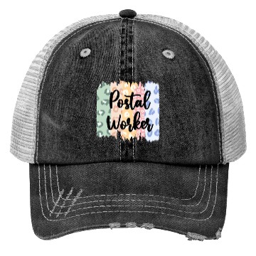 Discover Postal worker Trucker Hats