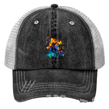 Discover Snowboarder Cool Freestyle Snowboarding Trucker Hats