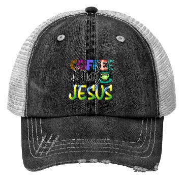 Discover Coffee And Jesus Trucker Hats