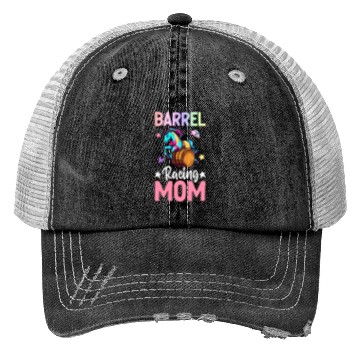 Discover Barrel Racer Horse Riding Trucker Hats