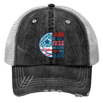 Discover Land of the free Trucker Hats
