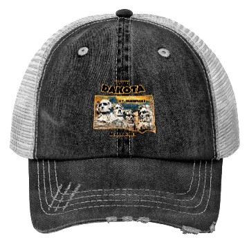 Discover South Dakota - Mount Rushmore Trucker Hats