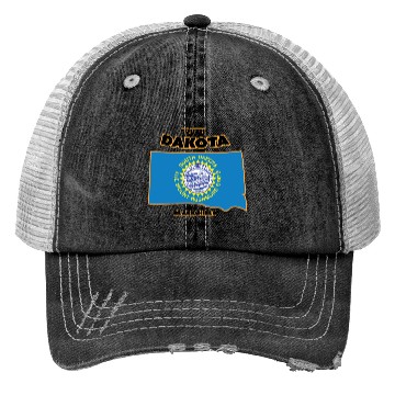 Discover South Dakota - Flag Trucker Hats