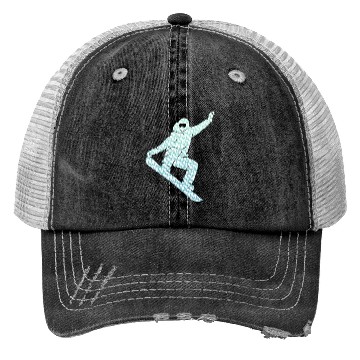 Discover Snowboarder on Snowboard Freestyle Snowboarding Trucker Hats