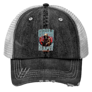 Discover Grim Reaper Greetings Trucker Hats