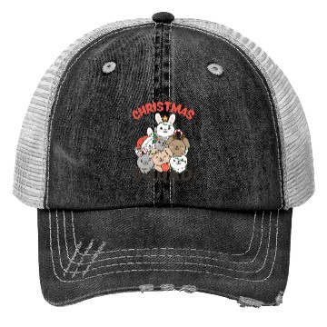 Discover Bunny Christmas Tree Christmas Squad Bunnies Trucker Hats