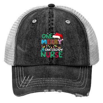 Discover One merry Oncology Nurse Christmas Trucker Hats