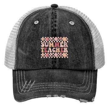 Discover Summer teacher Trucker Hats