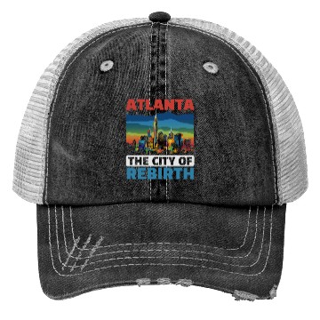 Discover Atlanta City Georgia USA America United States Trucker Hats
